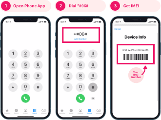 How to get IMEI on my phone